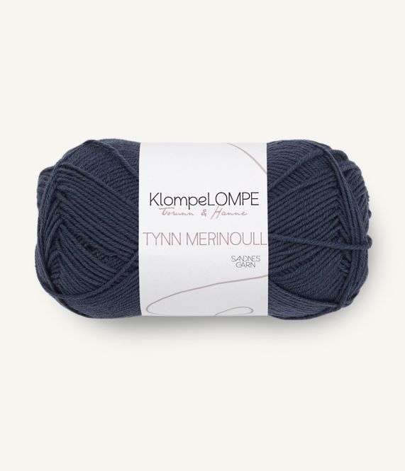 Hovedbilde 6081 KlompeLOMPE Tynn Merinoull Marine 